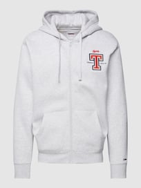 Sweatjack met labelstitching van Tommy Jeans Grijs / zwart - 22