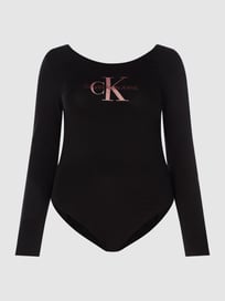 PLUS SIZE Body mit Logo  von Calvin Klein Jeans Plus Grau / Schwarz - 25