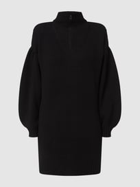 Gebreide jurk van wolmix van Karl Lagerfeld Grijs / zwart - 10