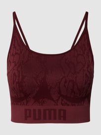 Bustier mit Logo-Stitching von PUMA PERFORMANCE Rot - 32
