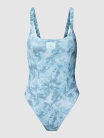 Badpak met all-over motief van Calvin Klein Underwear Blauw / turquoise - 8