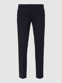 Stoffhose mit Bügelfalten von Jake*s Collection Blau / Türkis - 38