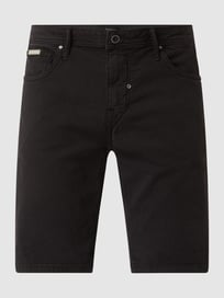 Skinny Fit Shorts mit Stretch-Anteil Modell 'Short Ozzy' von Antony Morato Grau / Schwarz - 47