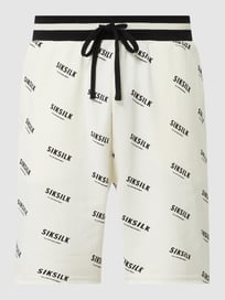 Sweatshorts mit Logo-Muster  von SIK SILK Weiß - 6