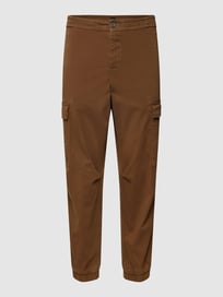 Broek met cargozakken, model 'Cargo' van BOSS Orange Bruin - 40