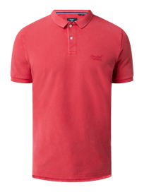 Katoenen poloshirt  van Superdry Rood - 42