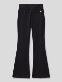 Flared Cut Hose mit Label-Detail von CHAMPION Grau / Schwarz - 11
