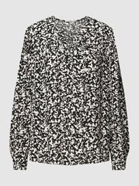 Blouse met all-over motief van Esprit Grijs / zwart - 27