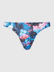 String mit Label-Detail Modell 'PRIMROSE' von Bruno Banani Blau / Türkis - 5