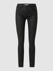 Super slim fit high waist jeans met stretch, model 'Celia'  van Garcia Grijs / zwart - 8