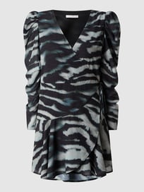 Wikkeljurk met zebramotief, model 'Omra' van FREEBIRD Grijs / zwart - 40