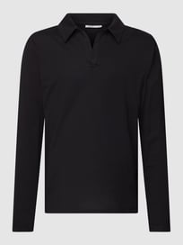 Poloshirt mit Seitenschlitzen von Tiger Of Sweden Grau / Schwarz - 42