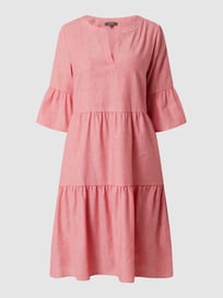 Jurk met tuniekkraag van Montego Roze - 37