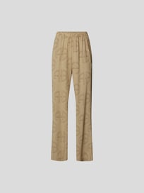 Stoffhose mit Eingrifftaschen von Anine Bing Grau / Schwarz - 16