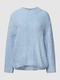 Gebreide pullover met ribboorden, model 'Blenda' van Gina Tricot Blauw / turquoise - 28