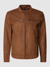 Jacke in Leder-Optik Modell 'WILLOWFAKE' von Only & Sons Braun - 31