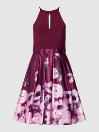 Cocktailjurk met bloemenmotief van V.M. Rood - 44