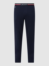 Sweatbroek met logoband  van Lacoste Blauw / turquoise - 2