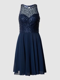 Cocktailkleid mit Pailletten von Laona Blau / Türkis - 22