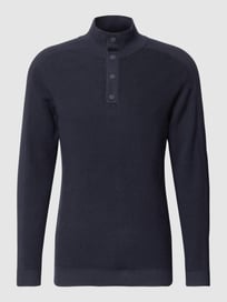 Gebreide pullover met structuurmotief van s.Oliver RED LABEL Blauw / turquoise - 12