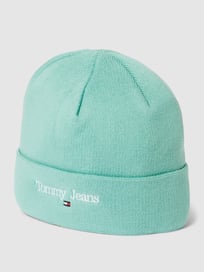 Beanie met labelstitching van Tommy Jeans Blauw / turquoise - 8