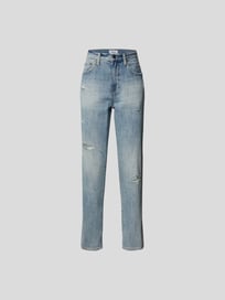 Relaxed Fit Jeans im Destroyed-Look von Pistola Blau / Türkis - 1