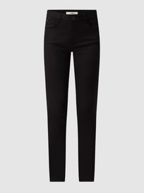 Super slim fit high waist jeans met stretch, model 'Celia' van Garcia Grijs / zwart - 26