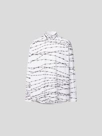 Oversized Freizeithemd mit Kentkragen von VETEMENTS Weiß - 7