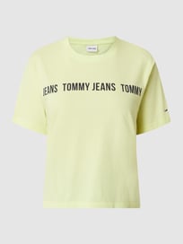 Boxy Fit T-Shirt aus Bio-Baumwolle  von Tommy Jeans Gelb - 38