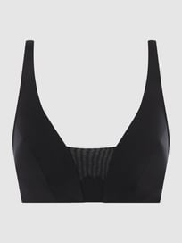 Bikini-Oberteil mit verstellbaren Trägern Modell 'Juventas' - schnell trocknend von Wolford Grau / Schwarz - 7