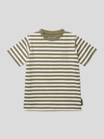 T-Shirt mit Streifenmuster von Marc O'Polo Weiß - 13