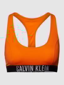 Bikini-Oberteil mit Logo-Bund von Calvin Klein Underwear Orange - 7
