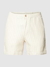 Classic fit bermuda met streepmotief van Polo Ralph Lauren Wit - 15