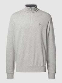 Sweatshirt mit Label-Stitching von Polo Ralph Lauren Grau / Schwarz - 44