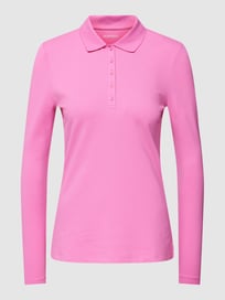 Longsleeve mit Polokragen von Montego Rosa - 21