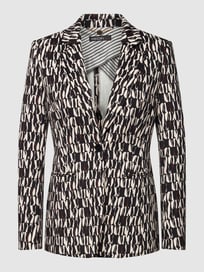 Blazer met labeldetails van Marc Cain Grijs / zwart - 45