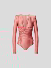 Body mit V-Ausschnitt von Alexandre Vauthier Rosa - 6