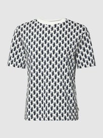 T-shirt met all-over motief van s.Oliver RED LABEL Wit - 29