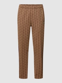 Sweatpants met all-over motief van Lacoste Wit - 23