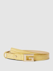 Gürtel in Leder-Optik von Guess Gelb - 31