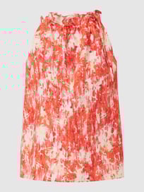 Blousetop van een mix van viscose en linnen  van Esprit Collection Roze - 16