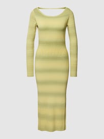 Midikleid mit Allover-Muster von Patrizia Pepe Gelb - 31