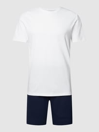 Pyjama mit Rundhalsausschnitt von Christian Berg Men Blau / Türkis - 1