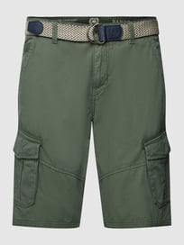 Cargobroek met steekzakken opzij, model 'GARMENT' van Lerros Groen - 29