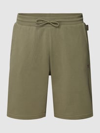 Sweatshorts mit Logo-Stitching von Napapijri Grün - 23