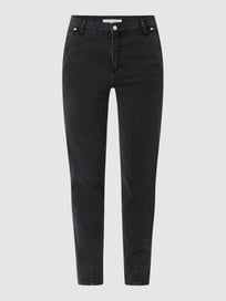 Slim Fit Jeans mit Stretch-Anteil Modell 'Daria' von Lovely Sisters Grau / Schwarz - 9