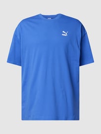 Oversized T-shirt met labelprint, model 'CLASSICS' van PUMA PERFORMANCE Blauw / turquoise - 10