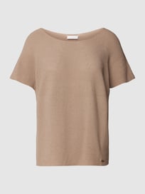 T-Shirt in Strick-Optik Modell 'BESS' von Cinque Weiß - 4