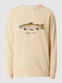 Sweatshirt mit Print  von Shiwi Weiß - 12
