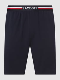 Sweatshorts met logo in band van Lacoste Blauw / turquoise - 7